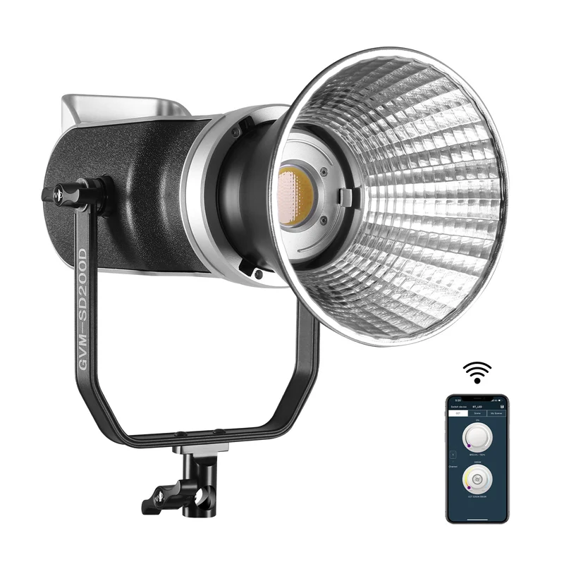 GVM SD200D Bi-Color LED Monolight (Studio Kit)