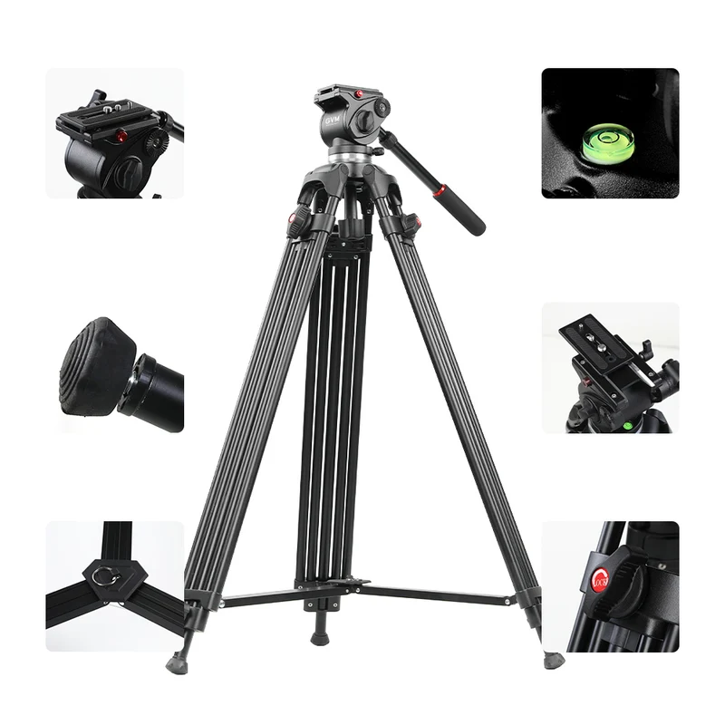 GVM-S185 Tripod for Hydraulic Fluid head