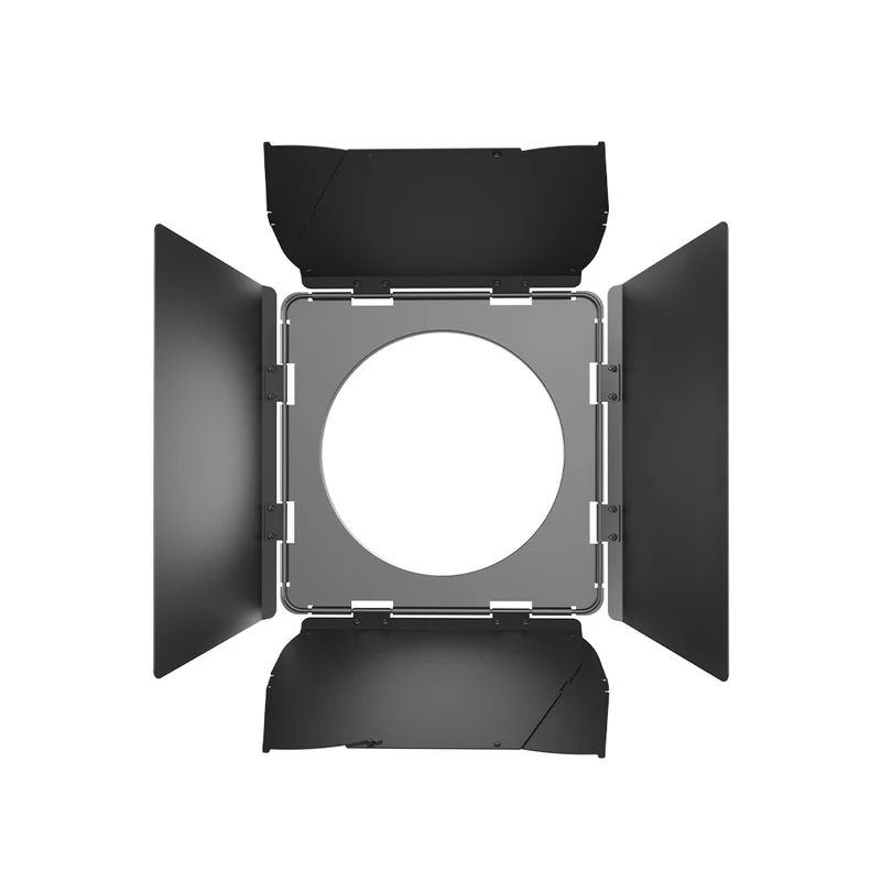 GVM FZ60 8-Leaf Barndoors for F60 Fresnel & Pro SD400B/SD500B/SD650B LED Video Lights - Variable Beam Control