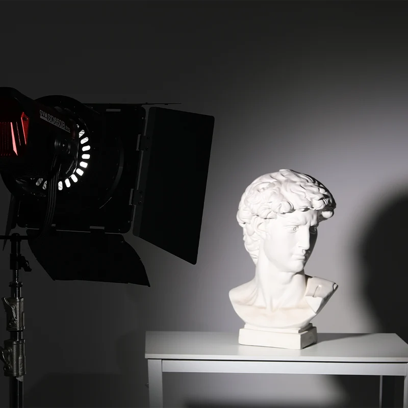GVM FZ60 8-Leaf Barndoors for F60 Fresnel & Pro SD400B/SD500B/SD650B LED Video Lights - Variable Beam Control
