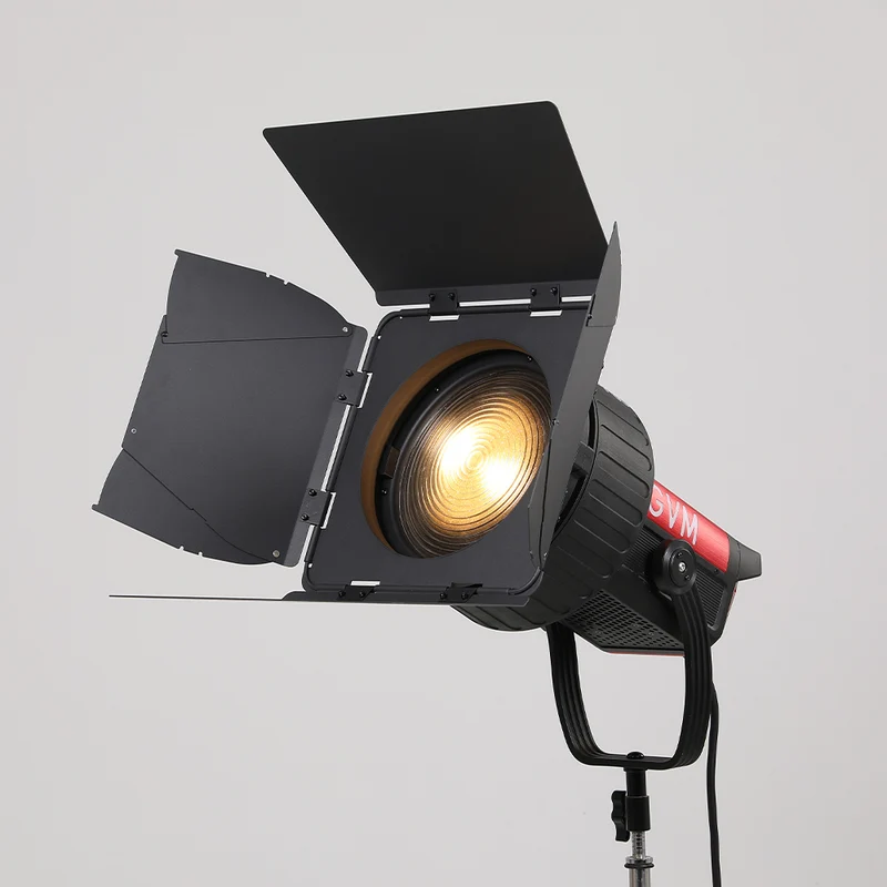GVM FZ60 8-Leaf Barndoors for F60 Fresnel & Pro SD400B/SD500B/SD650B LED Video Lights - Variable Beam Control