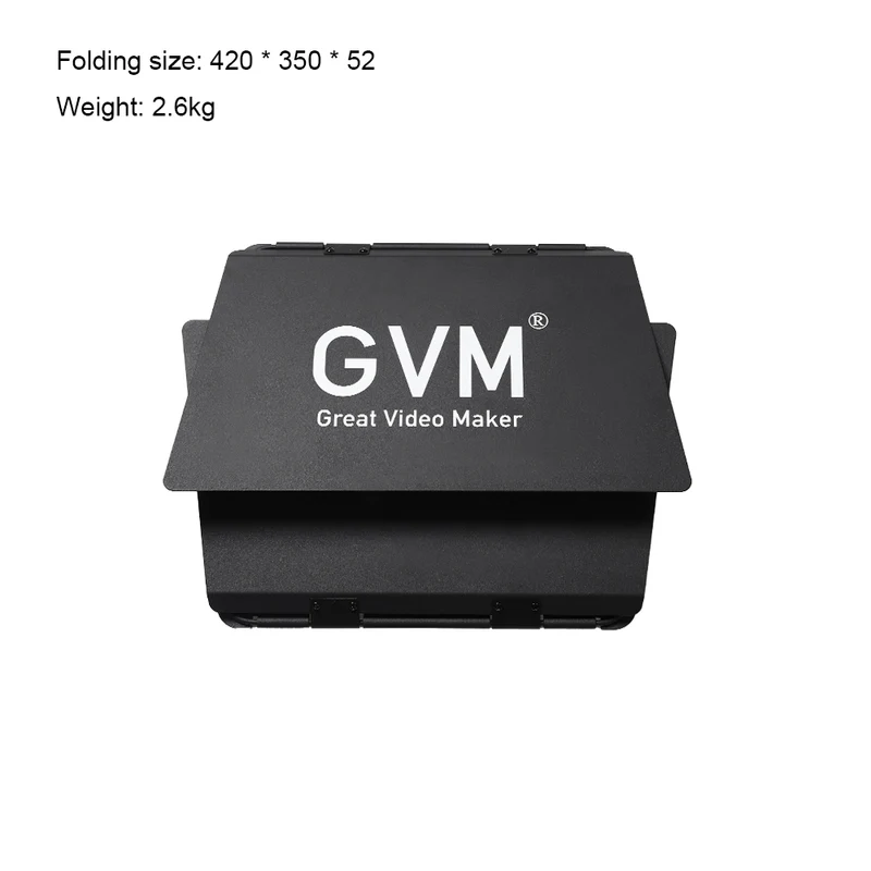 GVM FZ60 8-Leaf Barndoors for F60 Fresnel & Pro SD400B/SD500B/SD650B LED Video Lights - Variable Beam Control
