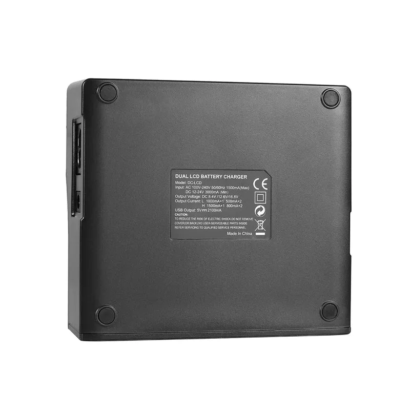 GVM BP-A60 Dual Charger with Battery for Canon C300 Mark II, C200 & C200B (6800mAh)