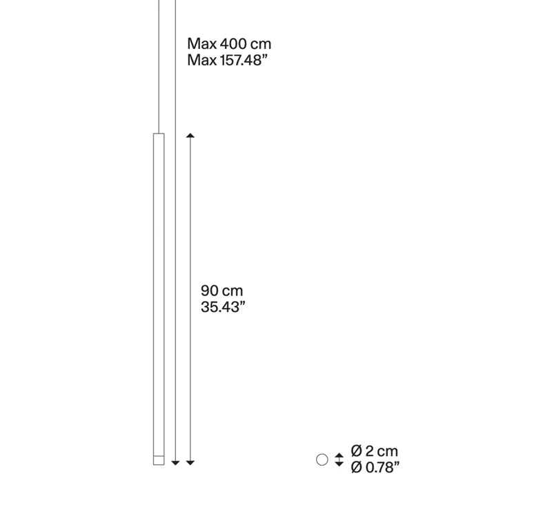 A-Tube Nano large LED Pendelleuchte