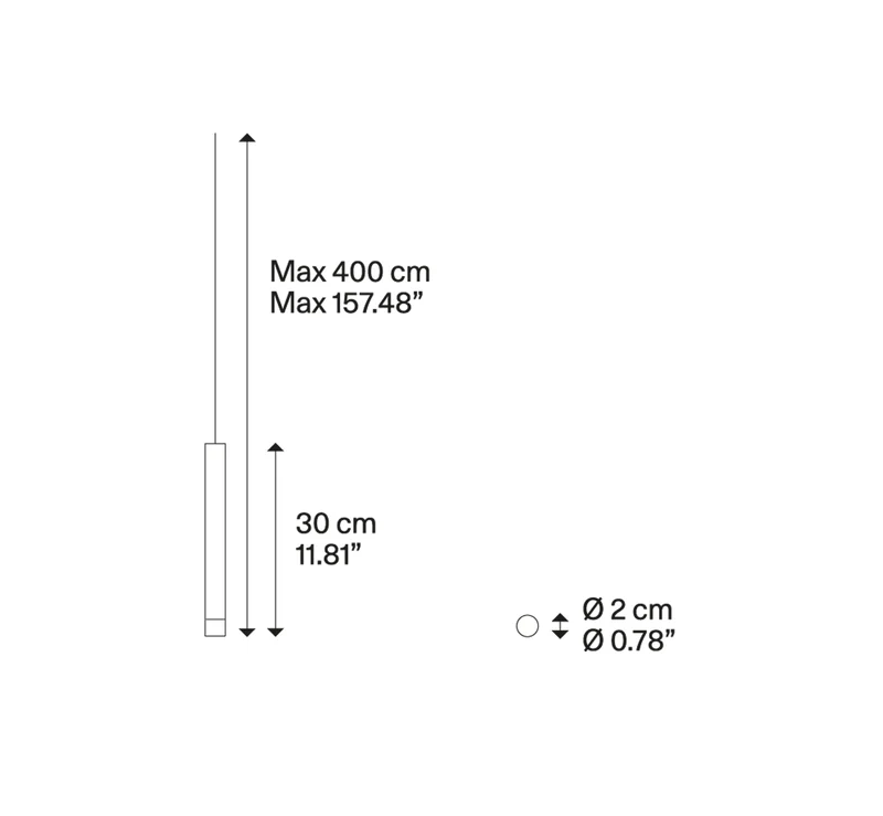 A-Tube Nano small LED Pendelleuchte
