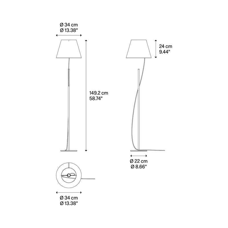 Hover Floor LED Stehleuchte