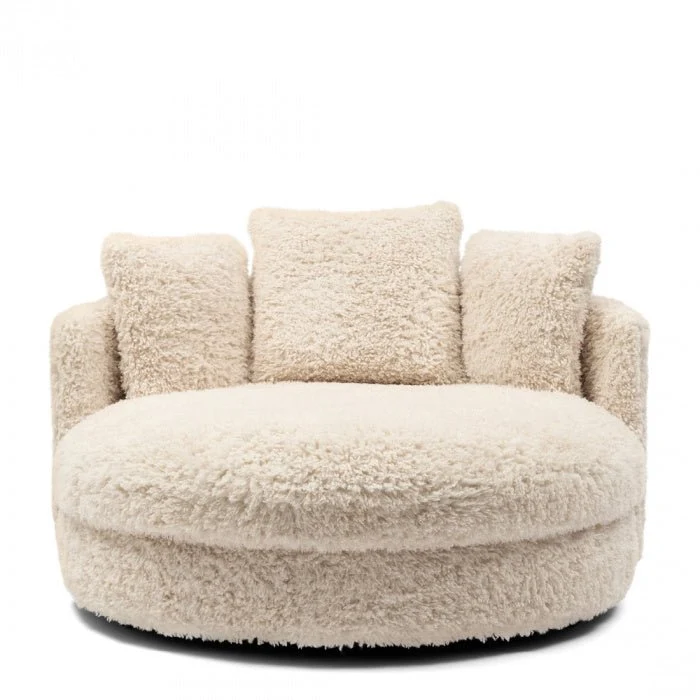Daybed Carmin, White Lion