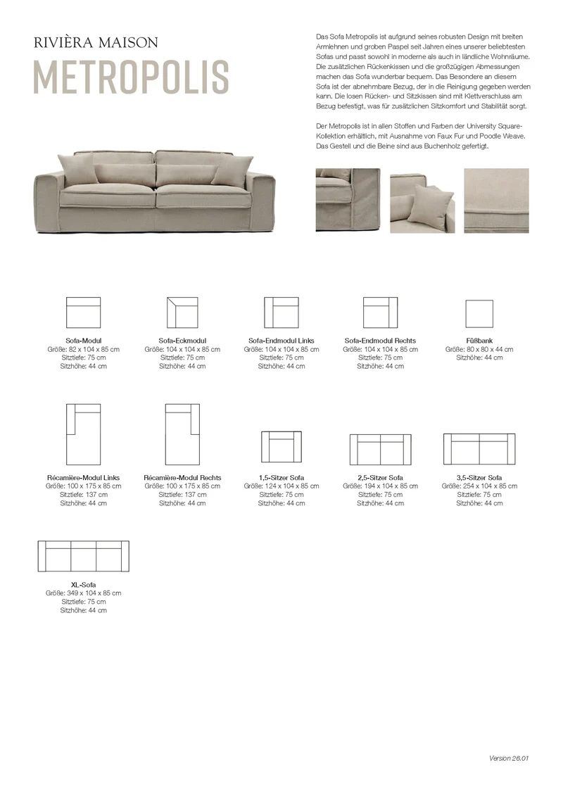 Sofa Metropolis