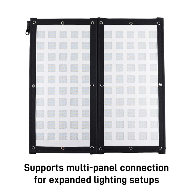 (Open Box) Zip Tile Z150B 150W Bicolor led light mat spliced modular portable, support USB-C firmware upgrade light