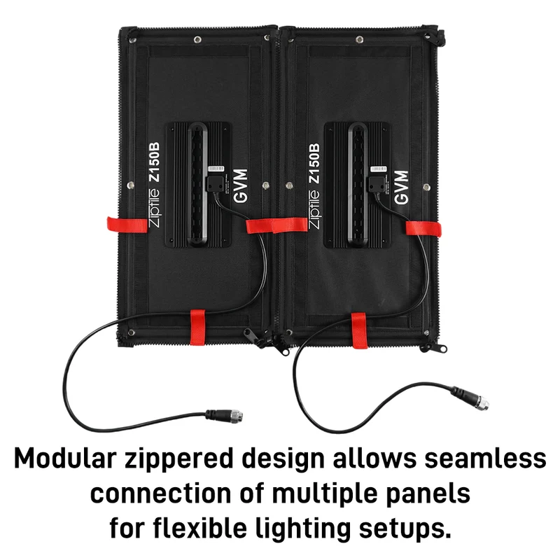 (Open Box) Zip Tile Z150B 150W Bicolor led light mat spliced modular portable, support USB-C firmware upgrade light