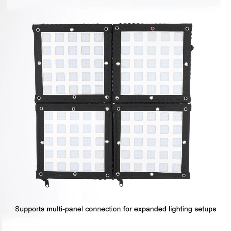 Zip Tile Z100B 100W Bicolor can be spliced, portable, support USB-C firmware upgrade modular led light mat