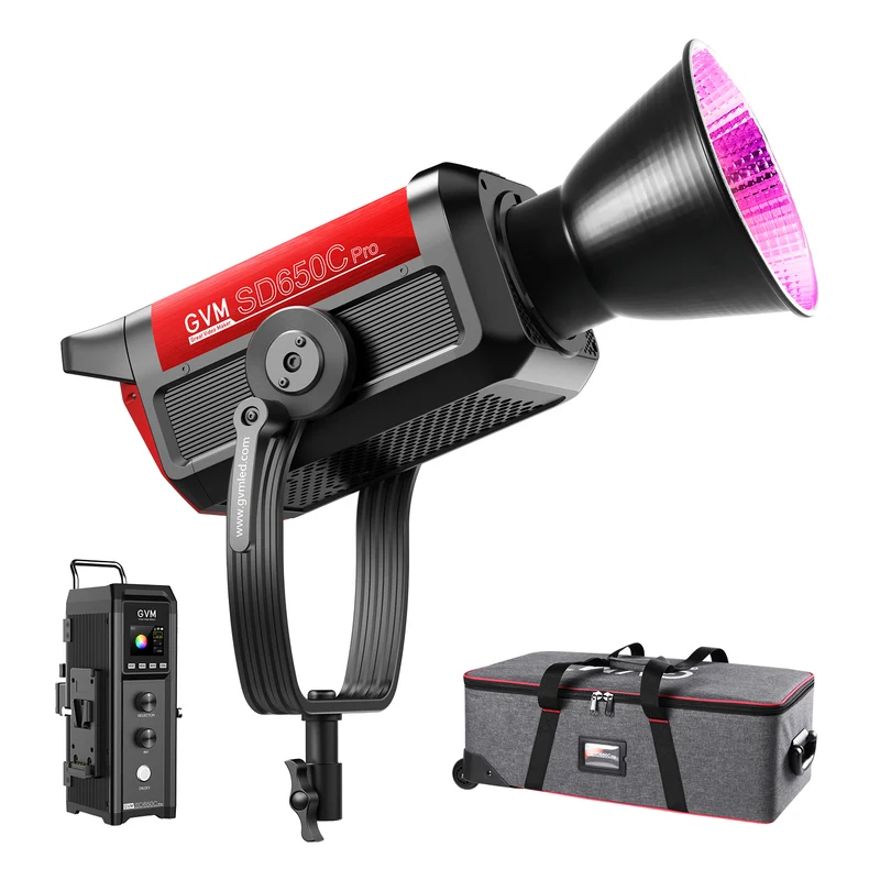 GVM PRO SD650C 650W High Power RGB&Bi-Color Led Movie Lights