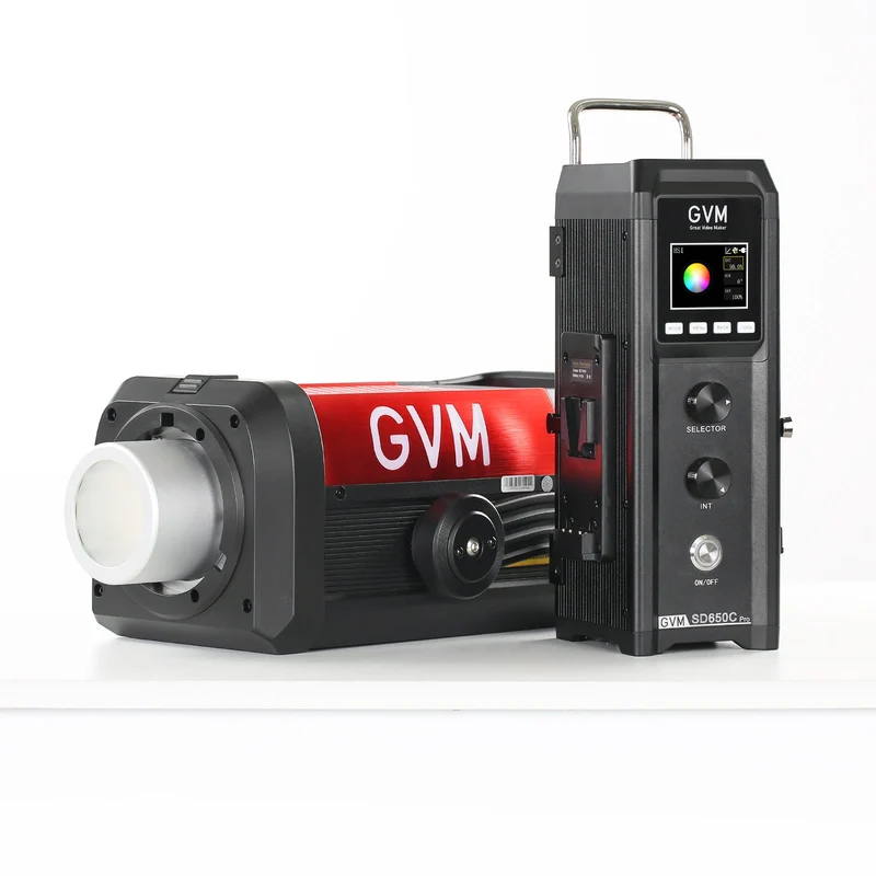 GVM PRO SD650C 650W High Power RGB&Bi-Color Led Movie Lights