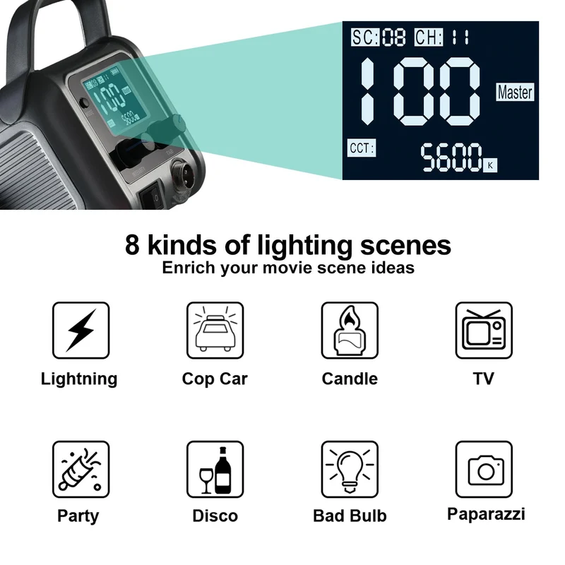 GVM 150W RGB/Bi-Color LED Video Light Kit with Lantern Softbox(Buy 1 Get 1 Free)(add 2 lights to cart)