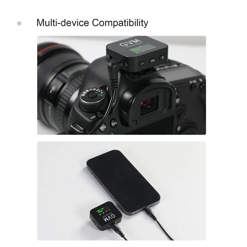 GVM-MIC LM2 2.4G Wireless microphone