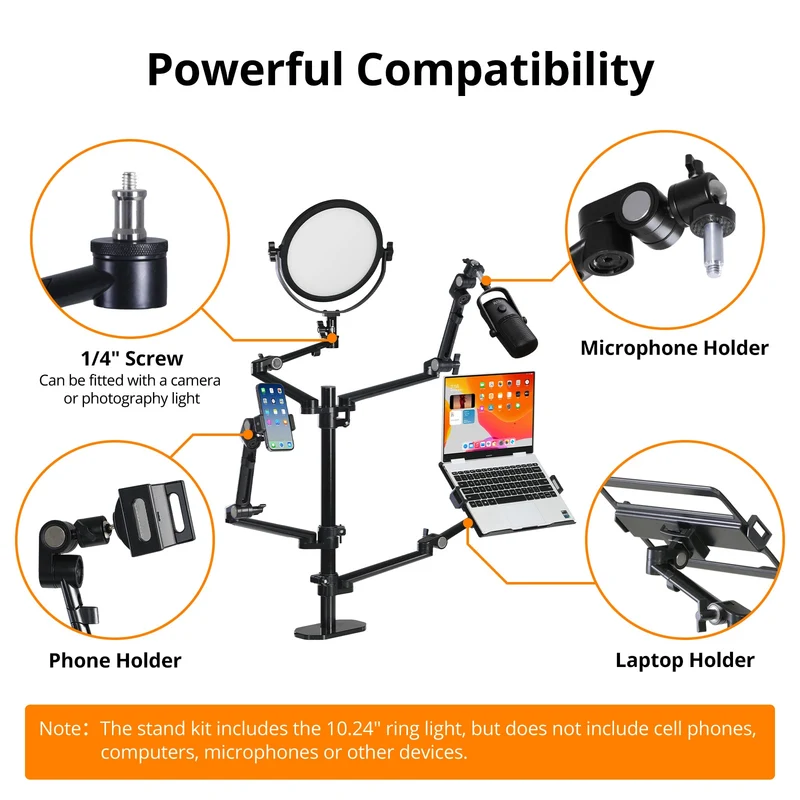 GVM-ZJ-Z1 Floor-standing Mobile Live Streaming Stand
