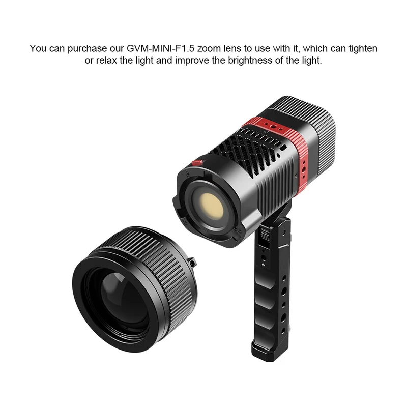 (Open Box) GVM PL60B Bi-Color Pocket LED Monolight Wihout Barrery