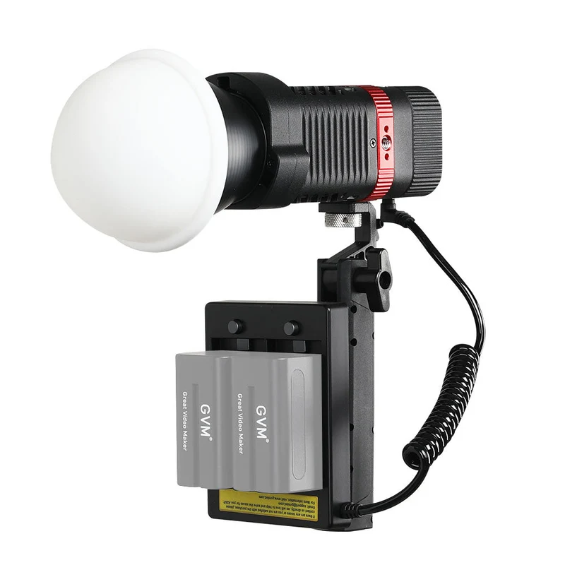 GVM-PL60B Waterproof External Model 60W Flashlight Light (Bi-Color Temperature)