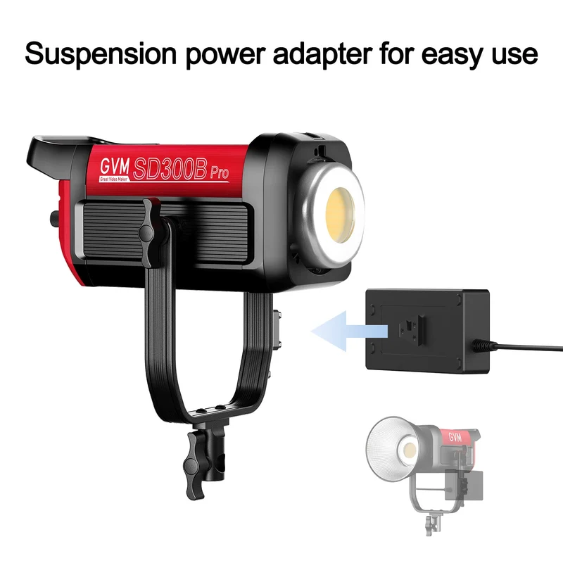 GVM PRO-SD300B 300W Bi-Color Monolight With Softbox 3 kits