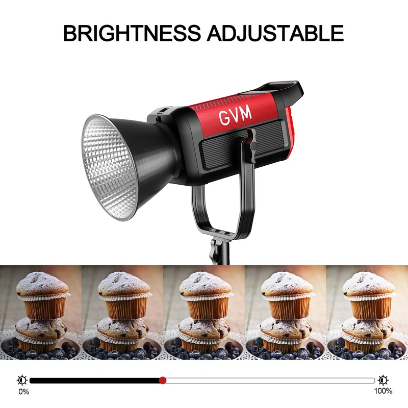 GVM PRO-SD300B 300W Bi-Color Monolight With Softbox 3 kits