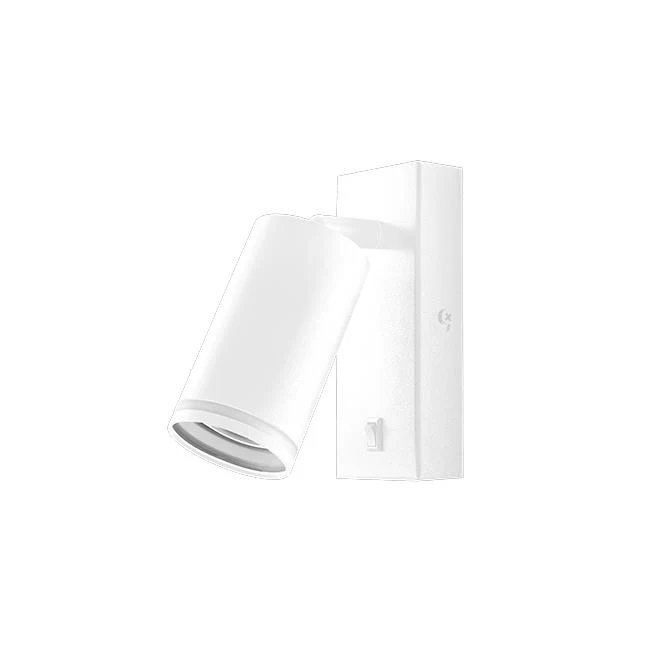 LED-Wandleuchte - Nachttischlampe | GU10-Fassung | Weiß