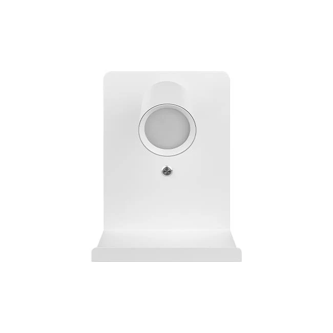 LED Wandleuchte - Nachttischleuchte mit Plateau | inkl. USB | Weiß | GU10-Fassung