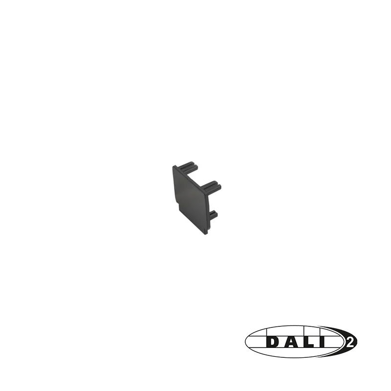 Dali 3-Phasen-Schiene | Endkappe | Schwarz