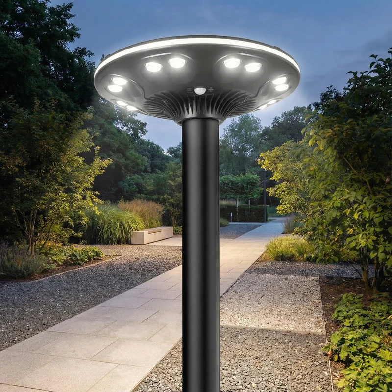 Solar-Straßenlaterne | Mit Bewegungssensor | 1400 Lumen