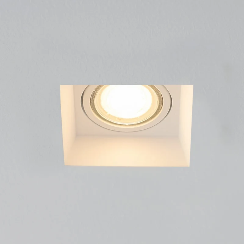 Deckeneinbaustrahler | Trimless | 100x100mm | Weiß