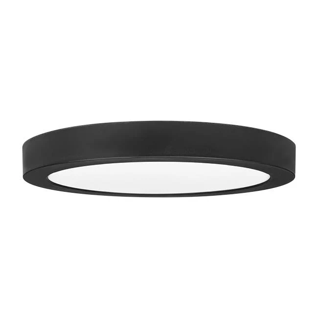 LED Aufbaudownlight Slim | Deckenleuchte rund | 24W | Schwarz | Ø285mm | CCT - 3 Lichtfarben
