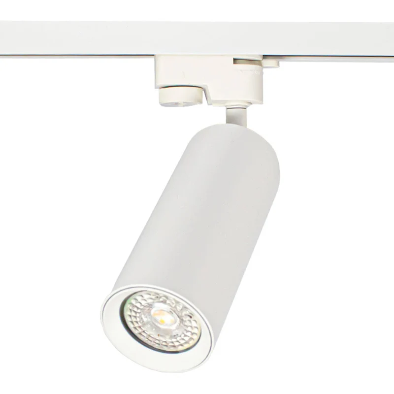 LED 1-Phasen-Schienenstrahler mit GU10-Fassung | Weiß