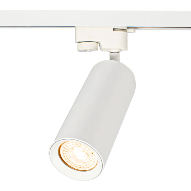 LED 1-Phasen-Schienenstrahler mit GU10-Fassung | Weiß