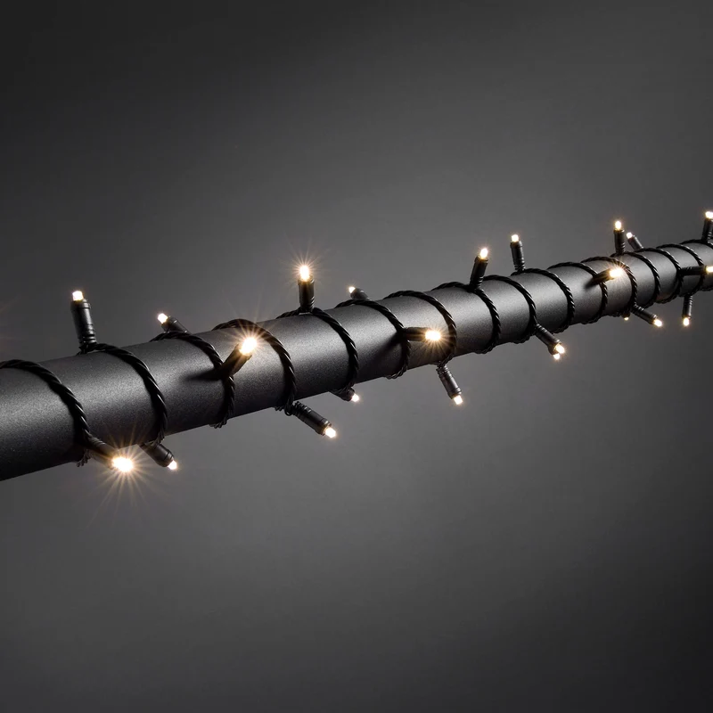 Konstsmide LED-Lichterkette, warmweiß, mit 9h Timer, IP44