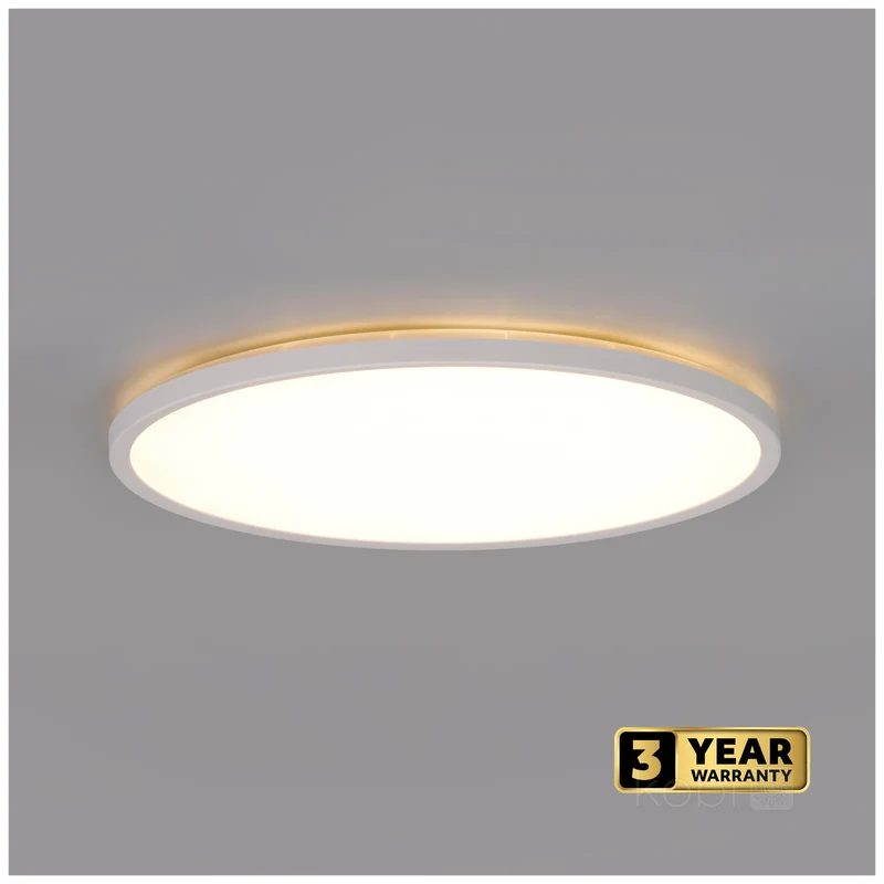 NIVERA Deckenleuchte mit Sensor | Rund | 24W | Ø300mm | Weiß | CCT - Schalter | inkl. Fernbedienung