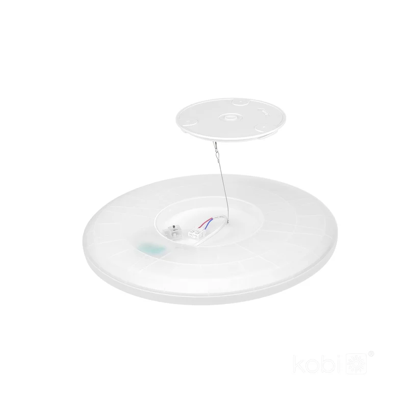 NIVERA Deckenleuchte mit Sensor | Rund | 24W | Ø300mm | Weiß | CCT - Schalter | inkl. Fernbedienung