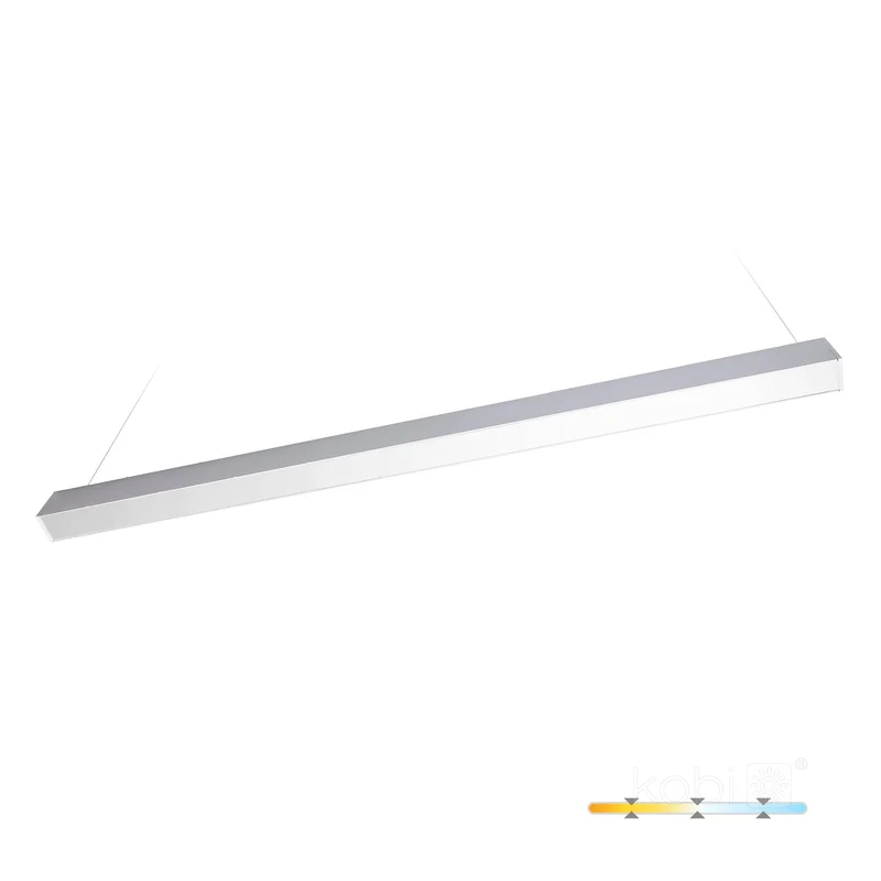 LED Linear Pendelleuchte | Bürolampe | Weiß | 120cm | 20W | Einstellbare CCT-Lichtfarbe | KOLINE