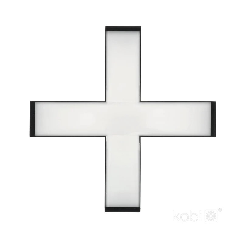 LED-Verbinder | X-Form | 15W | Schwarz | für KOLINE Büroleuchte