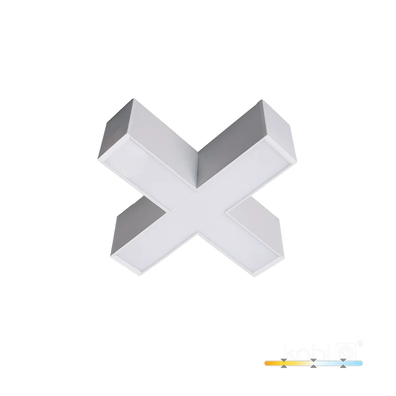 LED-Verbinder | X-Form | 15W | Weiß | für KOLINE Büroleuchte