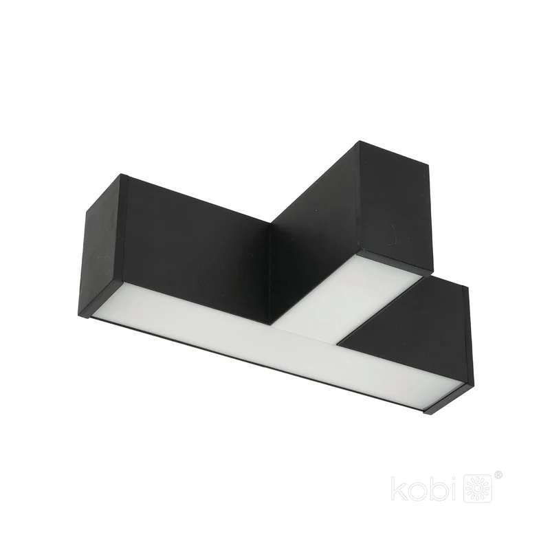 LED-Verbinder | T-Form | 15W | Schwarz | für KOLINE Büroleuchte