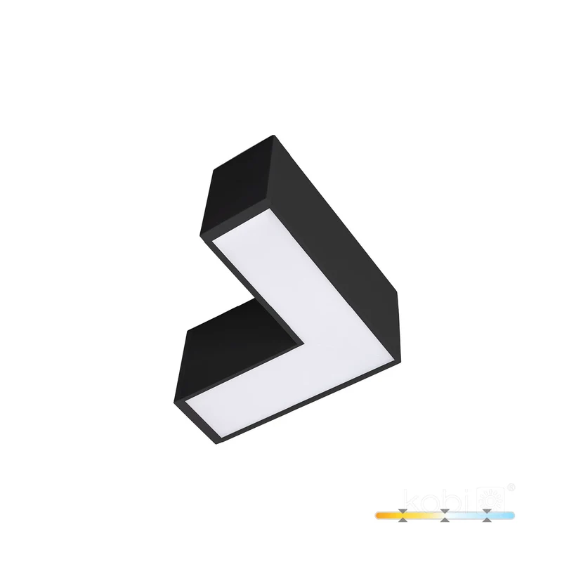 LED-Verbinder | L-Form | 15W | Schwarz | für KOLINE Büroleuchte