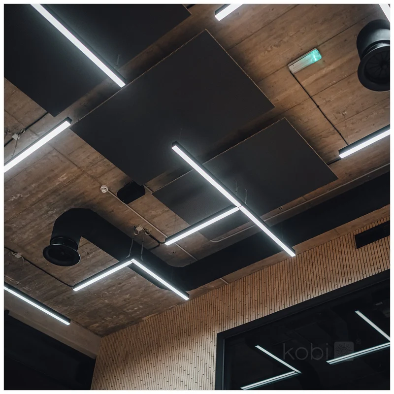 LED-Verbinder | L-Form | 15W | Schwarz | für KOLINE Büroleuchte