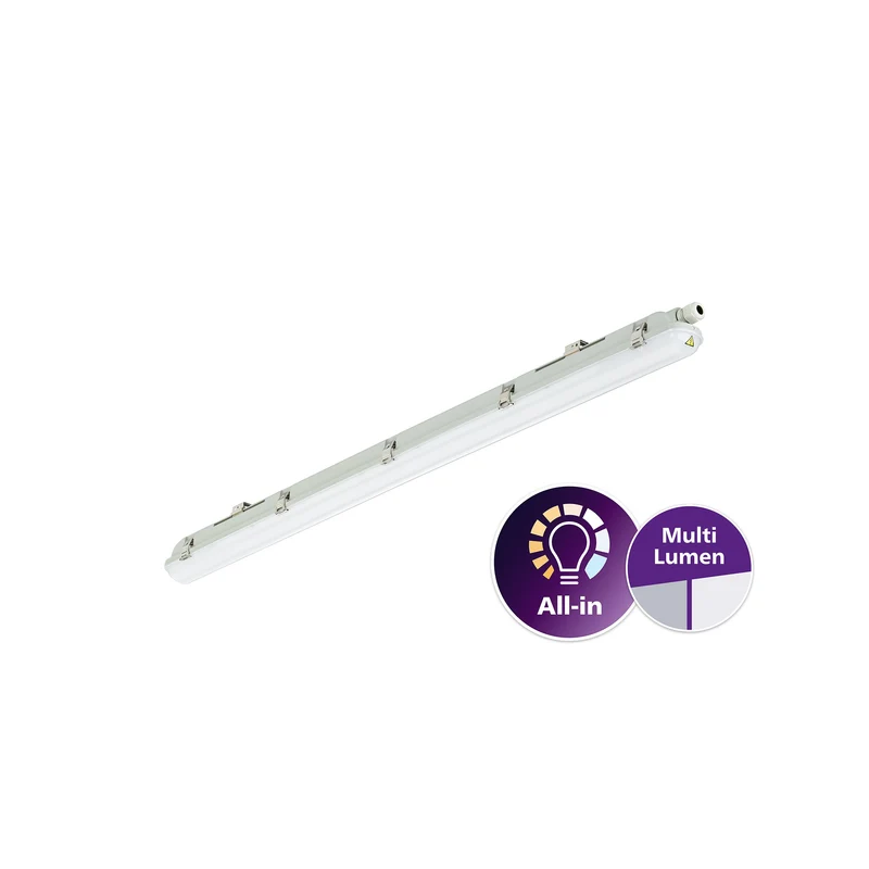 Philips Ledinaire | LED-Lichtleiste | 120 cm | 42 W | 4000 K – Naturweiß (840) | IP65 | Nicht dimmbar | Durchgangsverdrahtung möglich