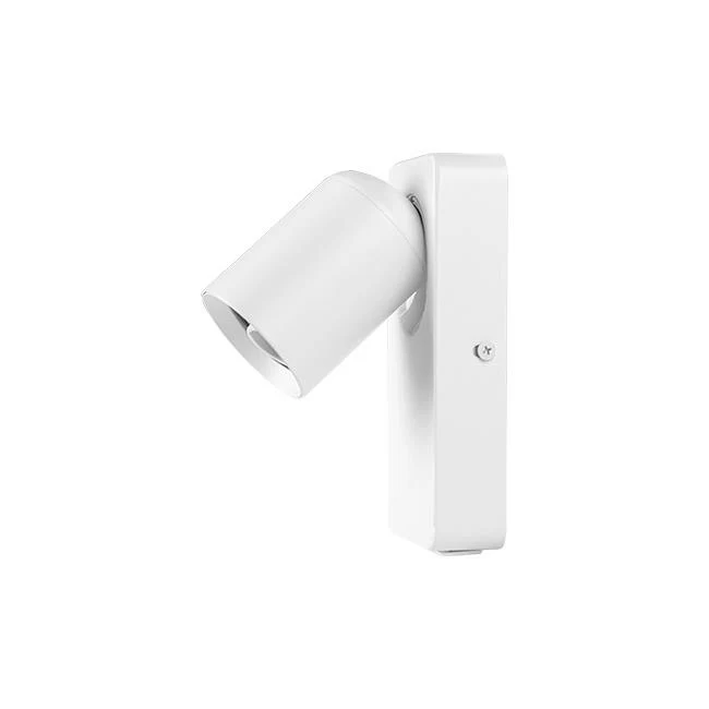 Nachttischlampe - Wandlampe | Weiß | GU10-Fassung | USB- und USB-C-Anschluss | KUNA