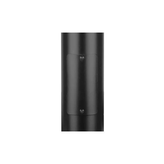 Schwarzer Lichtmast - Ø76mm | 3 Meter | Max. 6 Meter