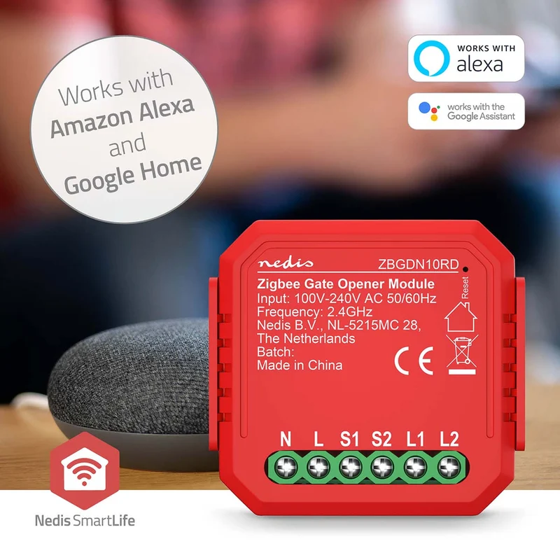 Intelligenter Garagentorschalter | Zigbee | 2,5 W