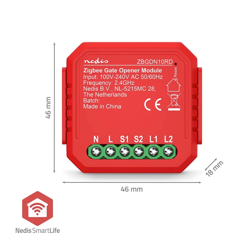 Intelligenter Garagentorschalter | Zigbee | 2,5 W