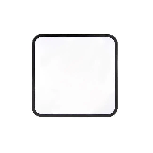 LED-Aufbauquadrat | Deckenleuchte quadratisch | 54W | Schwarz | 400 x 400 mm | CCT – 3 Lichtfarben