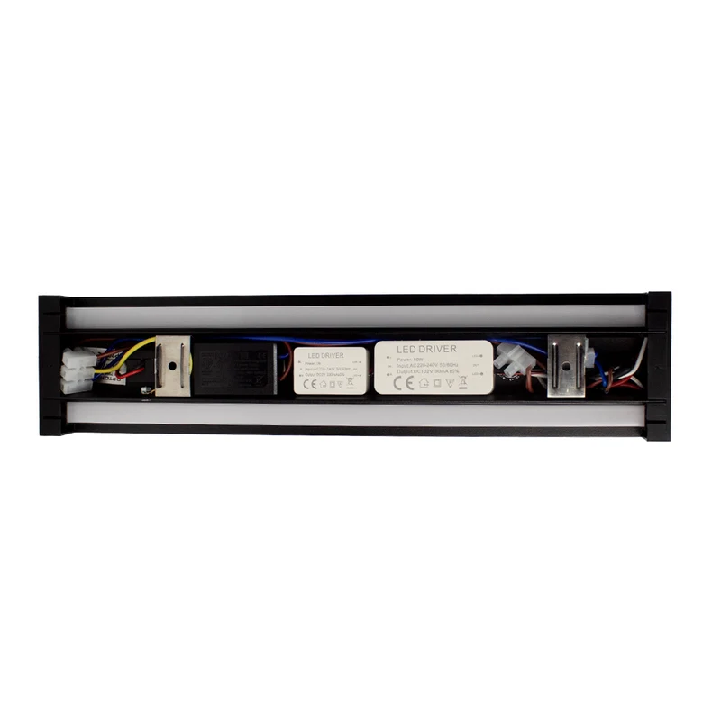 LED Wandleuchte - Nachttischlampe mit USB+C Anschluss und Schalter | Schwarz | 11W | 704 Lumen | Nicht dimmbar