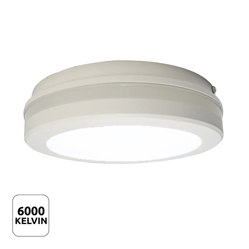 Badezimmer Deckenleuchte BARO | Weiß | 20W | 1900 Lumen | CCT - Einstellbare Lichtfarbe