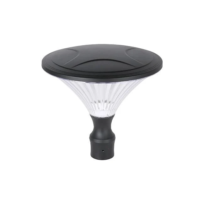 LED Parklaterne/ Straßenlaterne Schmiede | Ø76mm | E27 Fassung | IP65 – Spritzwassergeschützt | Schwarz